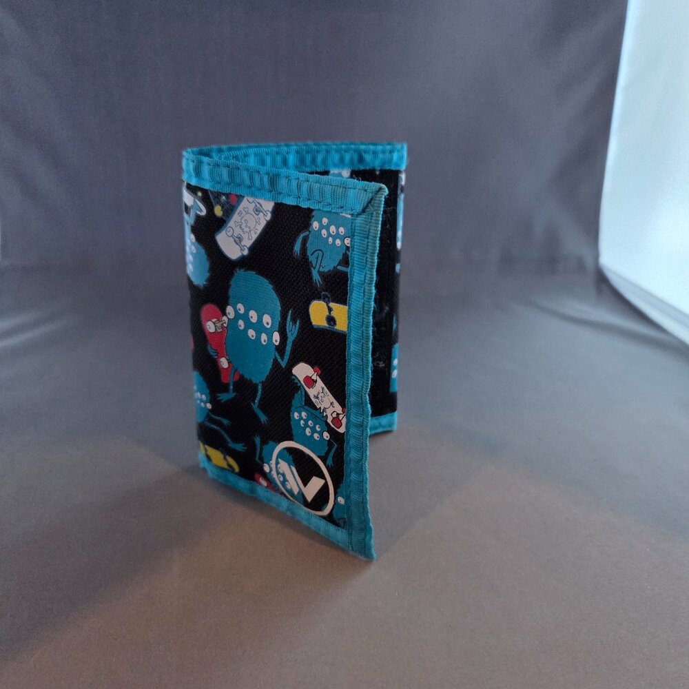 Kids Volcom Skateboard Monster Velcro Wallet
